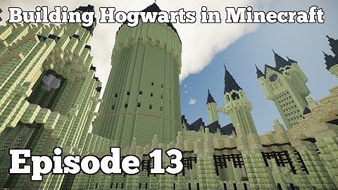 Building Hogwarts in Minecraft - Episode 13 - Viaduct Courtyard