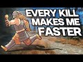 Skyrim But Every Kill Makes Me Faster…