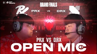 Open Mic // PRX vs. DRX Grand Finals
