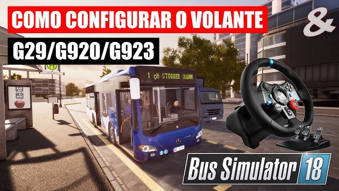 BUS DRIVE - SIMULADOR DE ÔNIBUS PARA PC FRACO - VOLANTE G27 