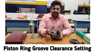 Piston Ring Groove Clearance I How to install Piston rings I Slip gauge I Hindi I compression ring