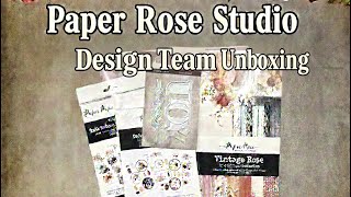 Paper Rose Studio Unboxing | Vintage Rose @cards.by.melissaminor7052