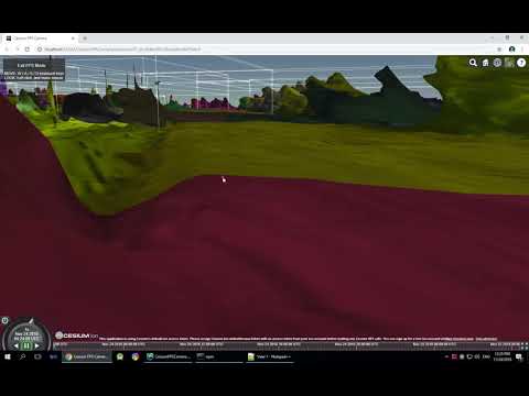 First Person Camera Control in Cesium Js 3d Tile 2