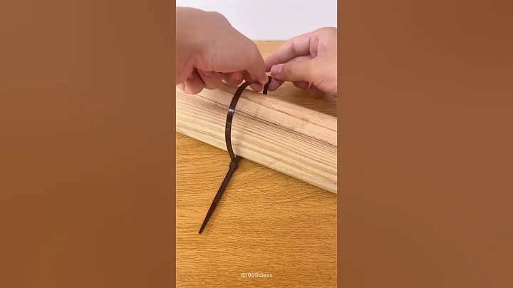 The simple way to extend a zip tie #shorts