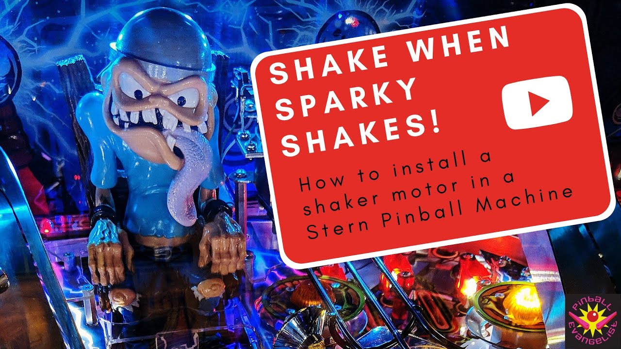 Shaker Motor Installation in Stern Metallica Pinball Machine YouTube