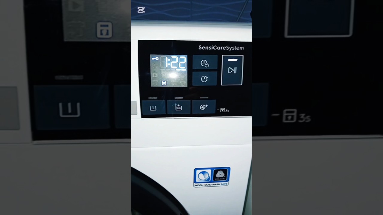 HOW TO TURN ON THE CHILD LOCK MODE ON ELECTROLUX PERFECTCARE 600