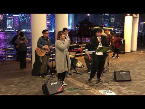 《告白氣球/稻香-周杰倫》Cover By MiniMusicHK@尖沙咀文化中心Busking 2018/12/16