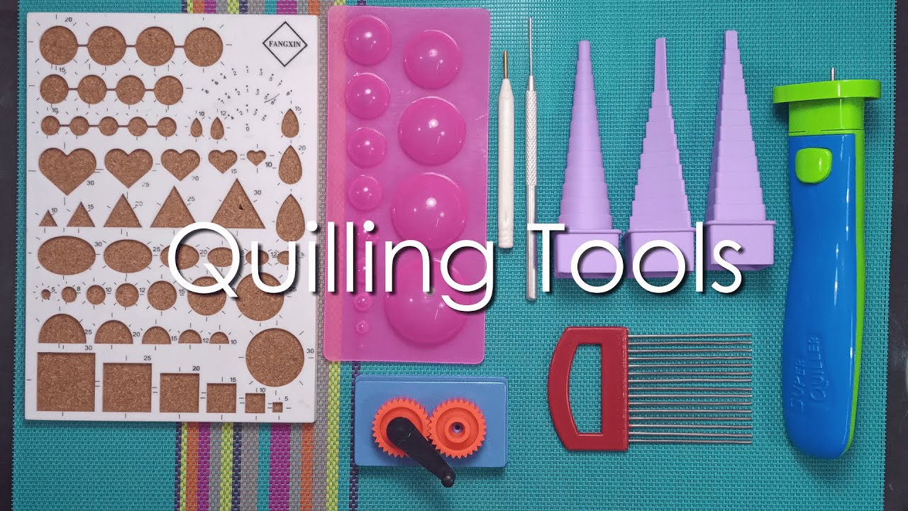 14 Quilling Tools Demo & How to Use Basic Quilling Tools