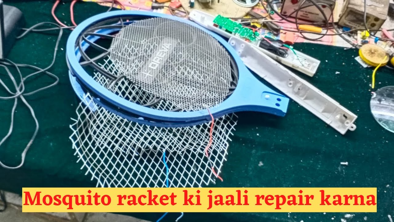 mosquito racket ki Jali repair karna mosquito racket Kam Nahin kar raha hai