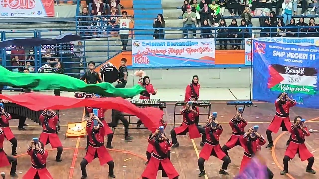 MARCHING BAND GITA BAHANA CROPS 11'D SMPN 11 KOTA SERANG, KEJUARAAN FOMB BOGOR