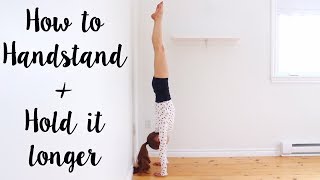 How to do a Handstand Resimi