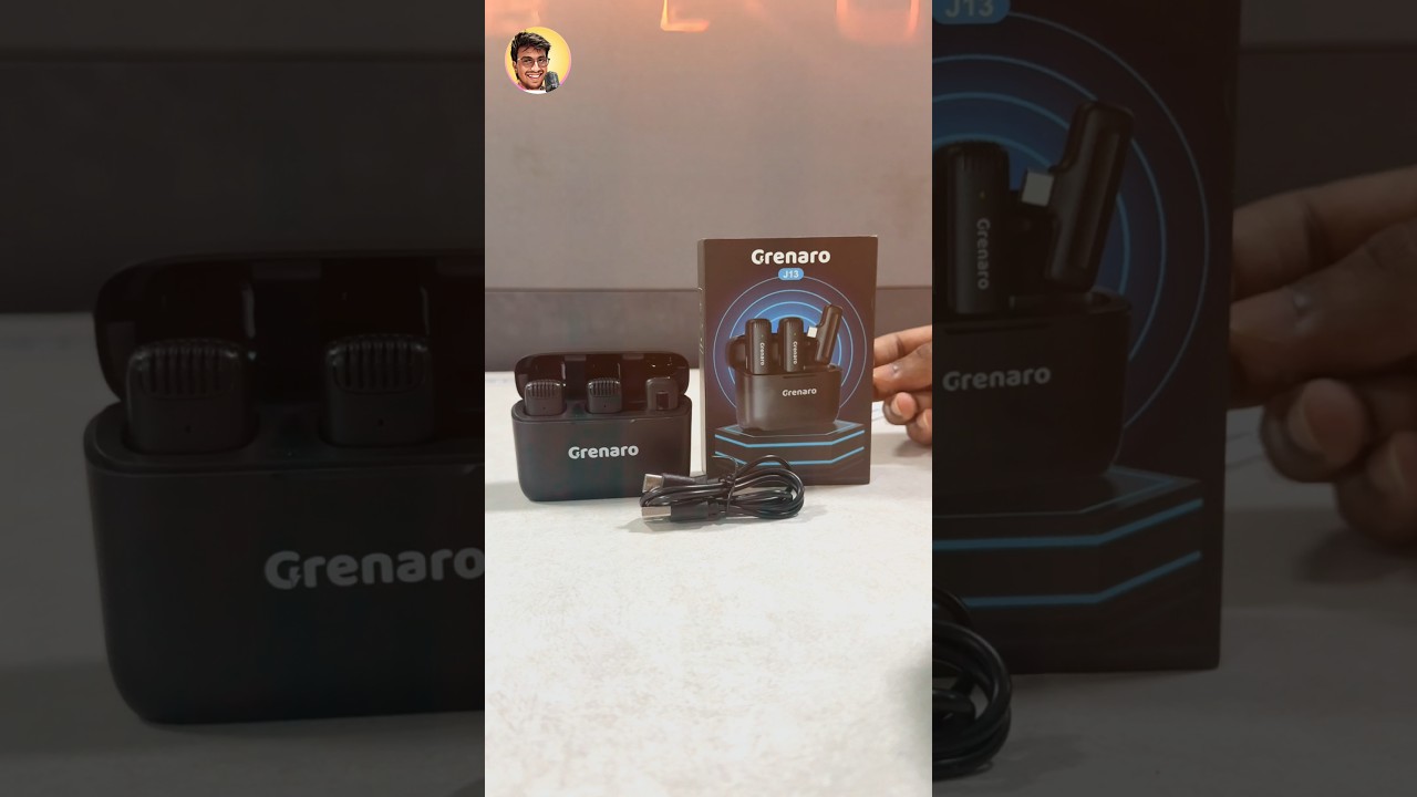 My First YouTube Income 😭 Bought Wireless Mic 🎤 Grenaro J13 Unboxing | Pakka Quality 💗