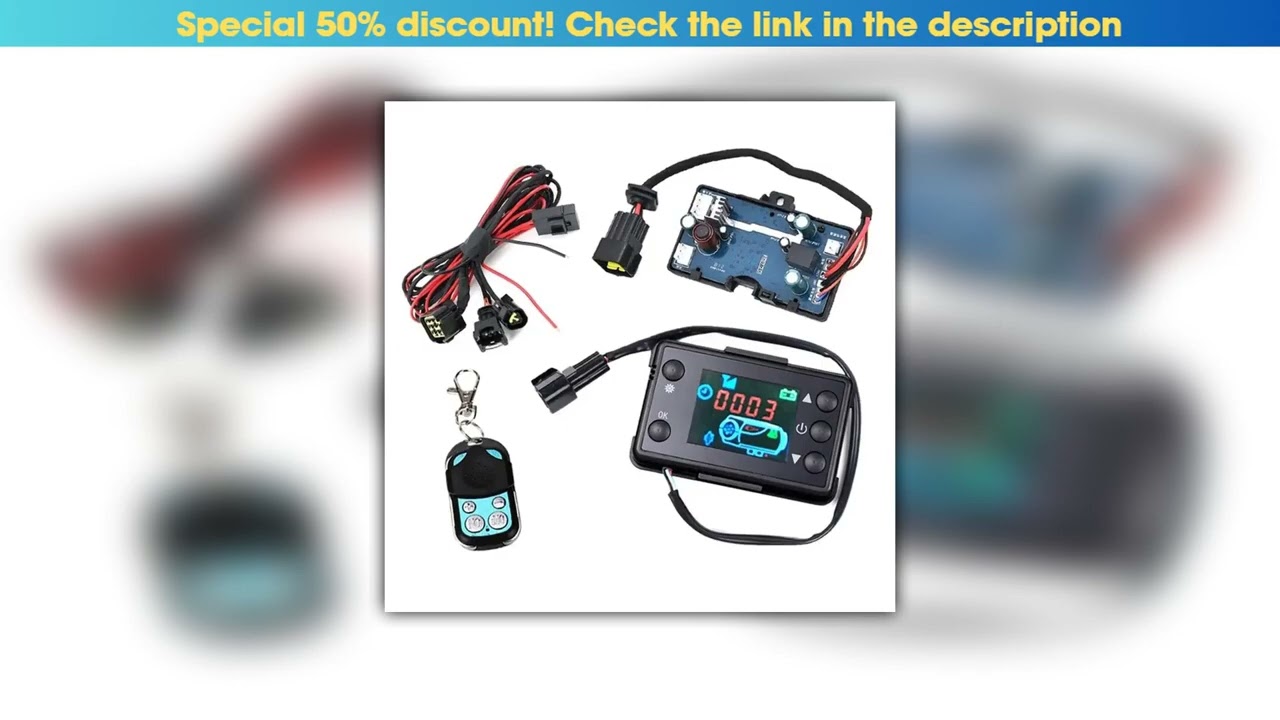 Slide 12/24V Air Diesels Air Heater LCD Monitor Control Board Motherboard With Remote Control For C