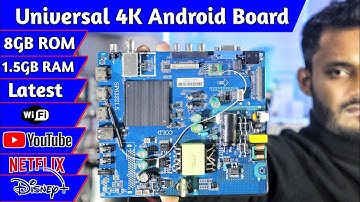 Universal 4K Android TV Motherboard SP63221.5 | 4K TV Motherboard | New Universal LED TV Motherboard