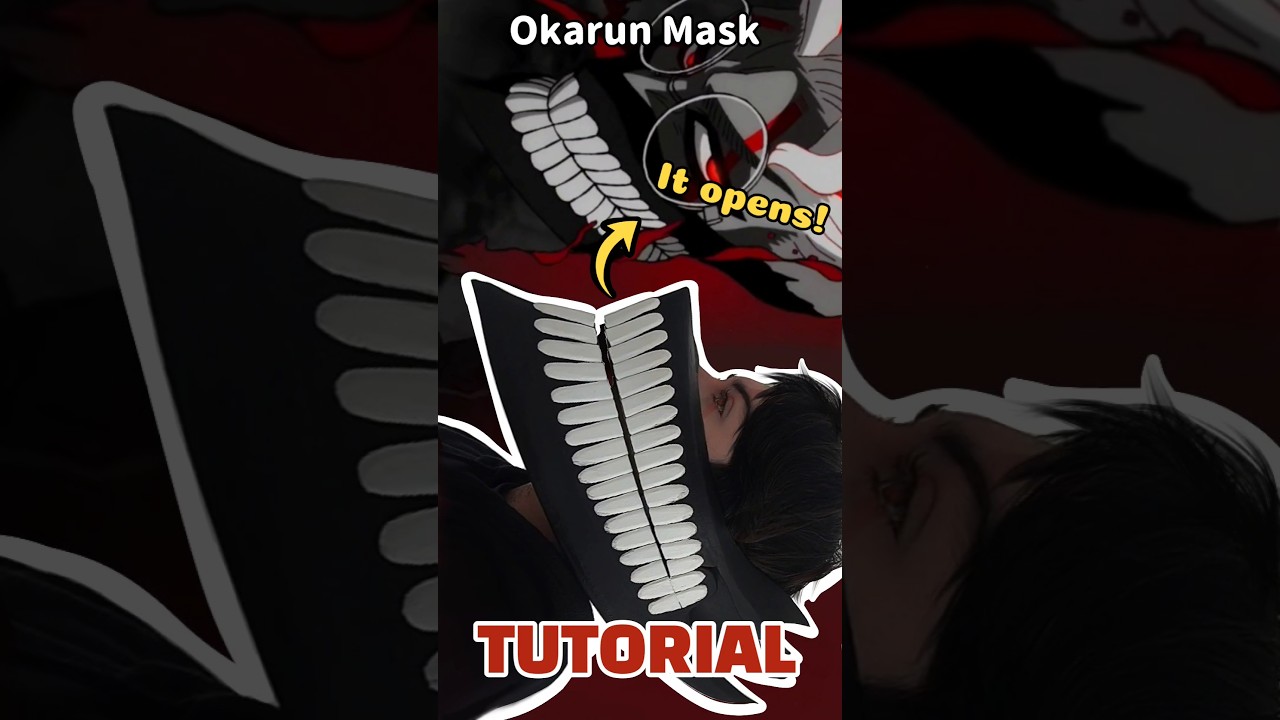 Okarun Mask DIY #dandadan