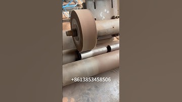 Circular pipe polishing machine derusting grinder#metalpolishing #belt grinding machine