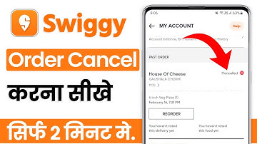 Swiggy se order cancel kaise kare | how to cancel order on swiggy | swiggy order cancel