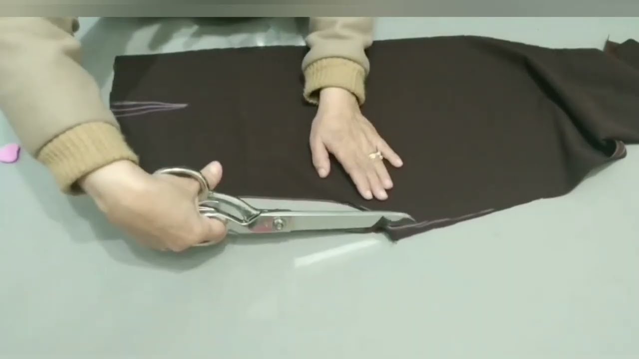 تفصيل بنطلون كلاسيك بطريقه سهله لأى مبتدأه