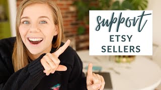 How to Support Your Friends Who Sell on Etsy @Oursweetsunnydays