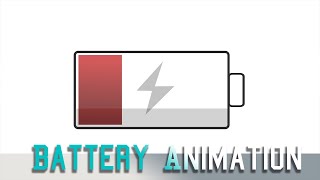 Low Battery Animation | Battery Charging | Royalty Free Footage | Motion Graphics | Dynamic