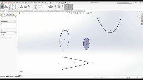 SOLIDWORKS 2020 SKETCH TUTORIAL 8: HOW TO DRAW ELLIPSE