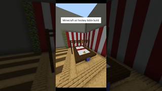 Minecraft air hockey table build design easy tutorial #minecraft #shorts