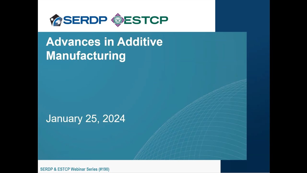 Advances in Additive Manufacturing - YouTube