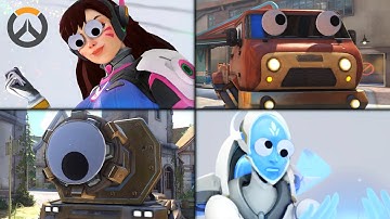 All Overwatch Highlight Intros & Payloads with Googly Eyes! (2021)