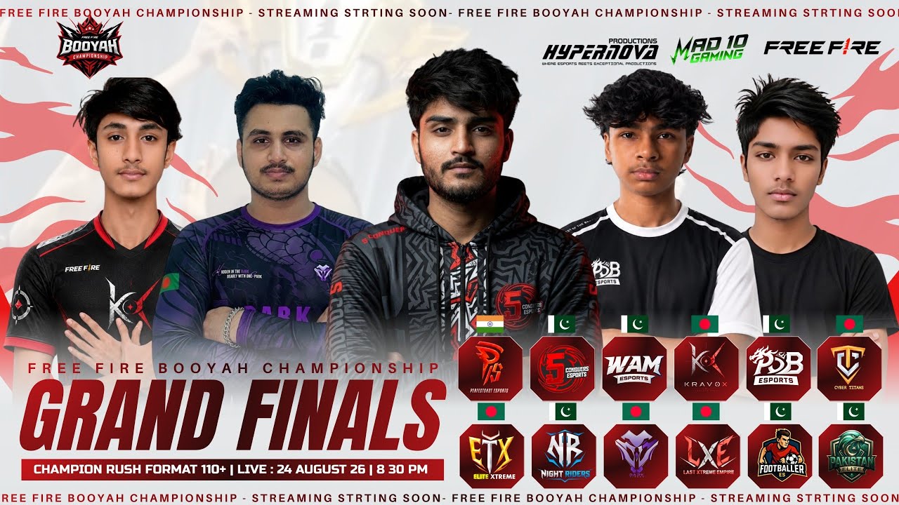 LIVE | Free Fire Booyah Championship S2 2026 | Grand Finals | @FreeFireEsportsPakistan |