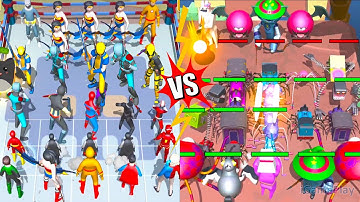 Merge Supper Hero Vs Ban Ban Fight Horror Garten, Merge Battle Gameplay