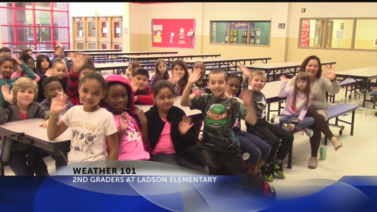 Rob Fowler visits Ladson Elementary School 2nd graders for Weather 101