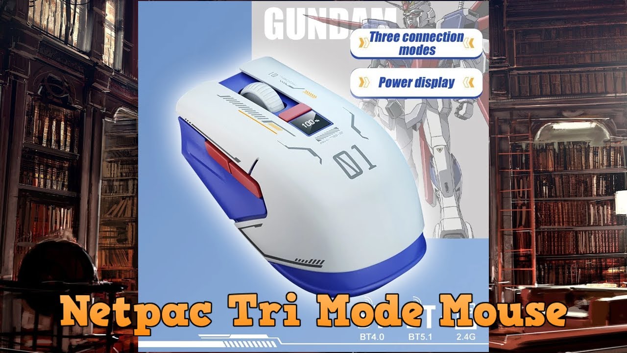 Preview on KIVEE aka Olyps / Netpac Mouse ( Tri - Mode ) Bluetooth + Wireless Rechargeable Mouse