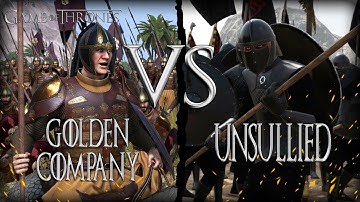 Golden Company vs Unsullied | Hold the Bridge | Realm of Thrones Mod | Mount & Blade 2 Bannerlord