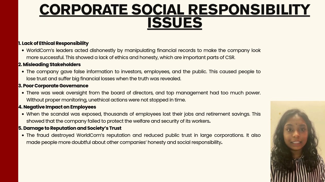 DPA50173 PROFESSIONAL ETHICS -  WORLDCOM CASES