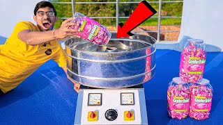 Making Cotton Candy Using Center Fruit ? क्या सेंटर फ्रूट च्युइंग गम के बाल बनेंगे?