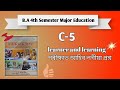 B.a 4th Semester Major Education C-5 #kaushikjyoti20 #ba4thsemester #major #education #exam