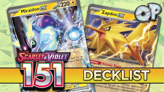 Pokémon TCG: Miraidon ex League Battle Deck