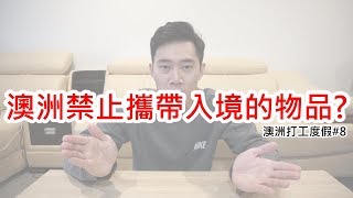 《澳洲打工度假》澳洲禁止攜帶入境的物品?【Nick嗡嗡先生】