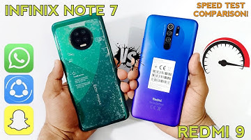 Xiaomi Redmi 9 Vs Infinix Note 7 Speed Test | Which is Faster?