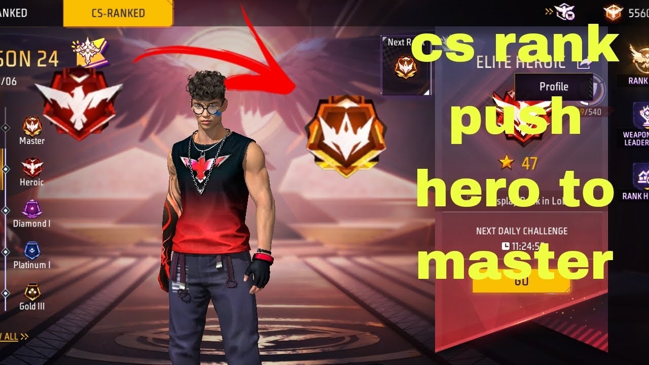 cs rank push hero to Elite master series episode 1 - YouTube