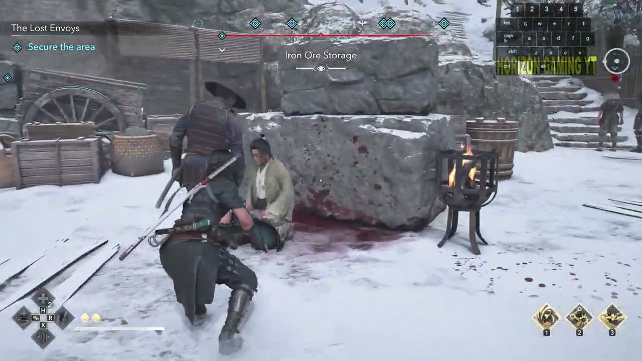 AC Shadows How to Finish Rescue the Tsutsui Envoys, Secure the Area - Assassin's Creed Shadows