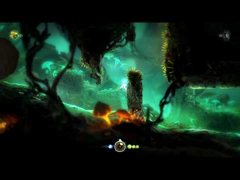 ori and the blind forest, rolling boulder escape