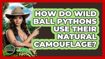 How Do Wild Ball Pythons Use Their Natural Camouflage? - Reptilian Wonders