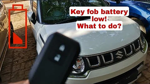 What to do when smart key battery drains | 2021 Maruti Suzuki Ignis | Zeta and alpha