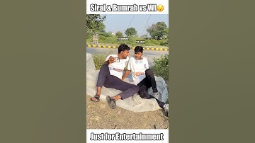 Jasprit bumrah and Mohammed Siraj vs West Indies😯 #trending #cricket