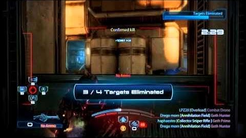 Mass Effect 3: Collector Sniper Rifle Gameplay