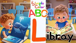 Learn The Letter L At The Library Learn The English Alphabet With Mom English Kindergarten