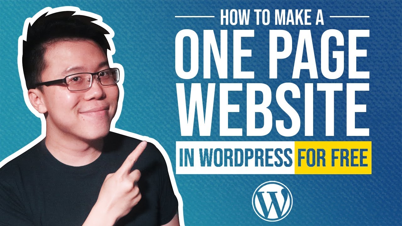 How To Create A One Page Website In WordPress Easily No Page Builder How To Create A One Page Website In WordPress Easily No Page Builder