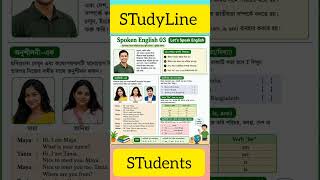 Spoken English 03 | Let’s Speak English | পরিচিত হওয়ার সহজ ইংরেজি কথোপকথন