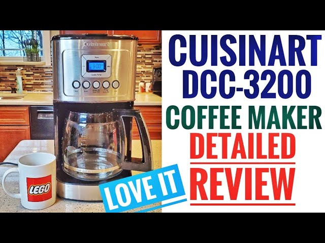 Cuisinart Coffee Maker, 12 Cup Programmable Drip with Carafe, Stainless  Steel, DCC-3400P1